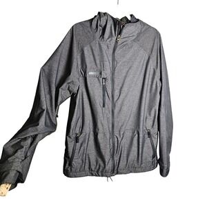 Burton Dryride Mens Heathered Gray Snowboard Ski Jacket Wind Stop Size Large